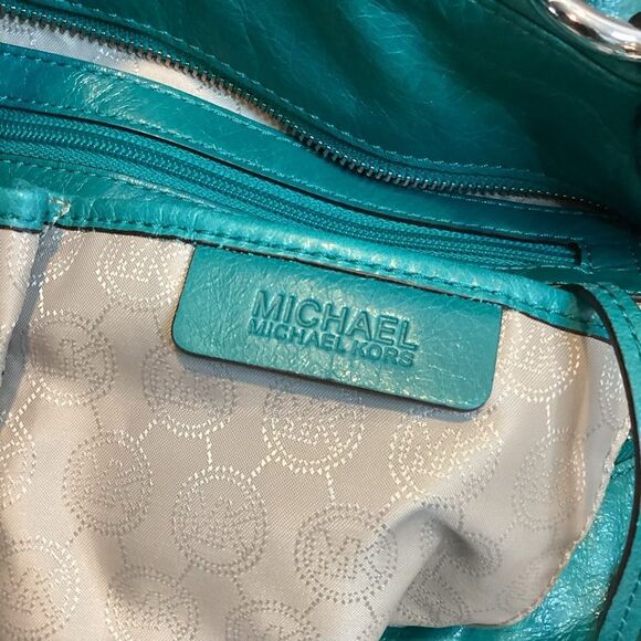 Michael Kors Fallon Zip Tosca Leather Satchel Shoulder Bag - Picture 14 of 14